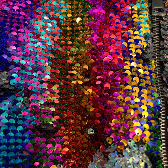 JoJo’s Closet Colourful Sequin Girls Jacket - Picture 2 of 6